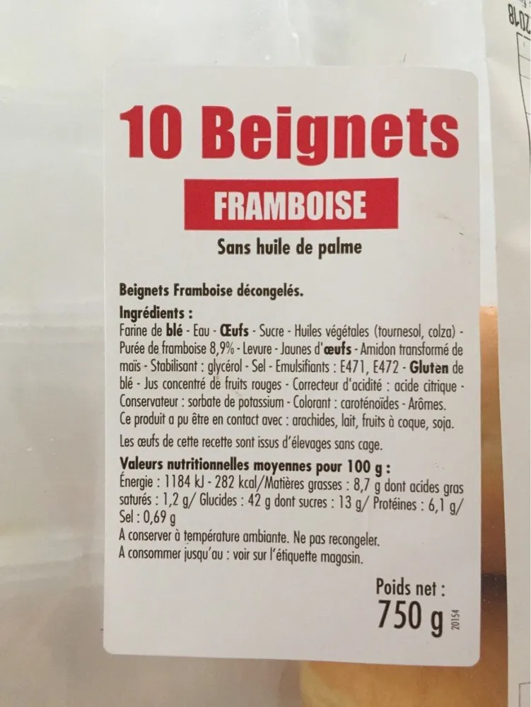 Beignet framboise