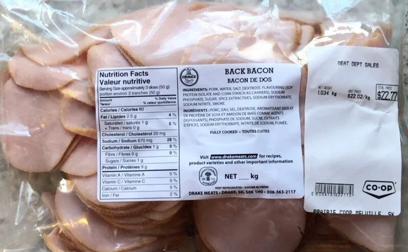BACK BACON