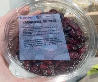 Cranberry en moitie
