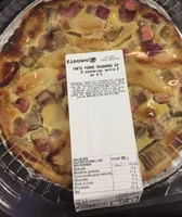 Tarte au pomme rhubarbe