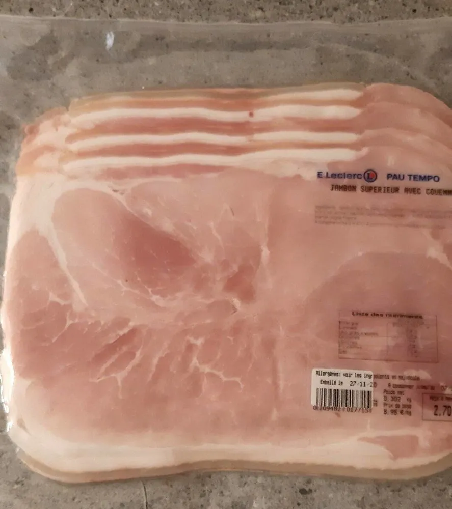 Jambon Supérieur avec couenne