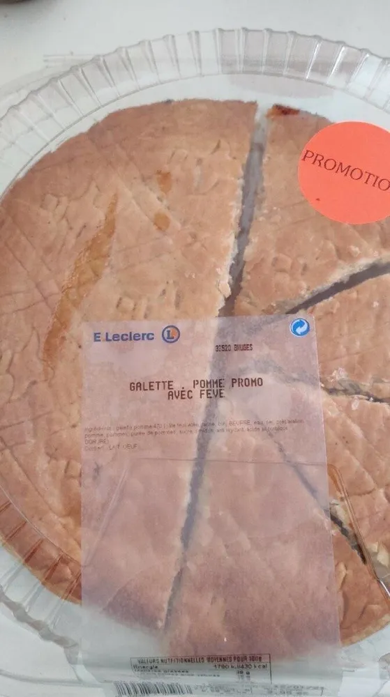 Galette pommes