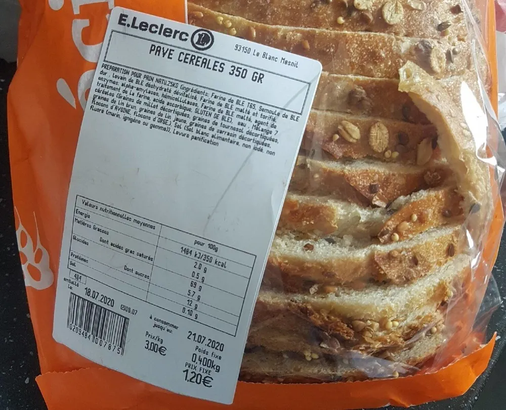 Pavé cereales 350g