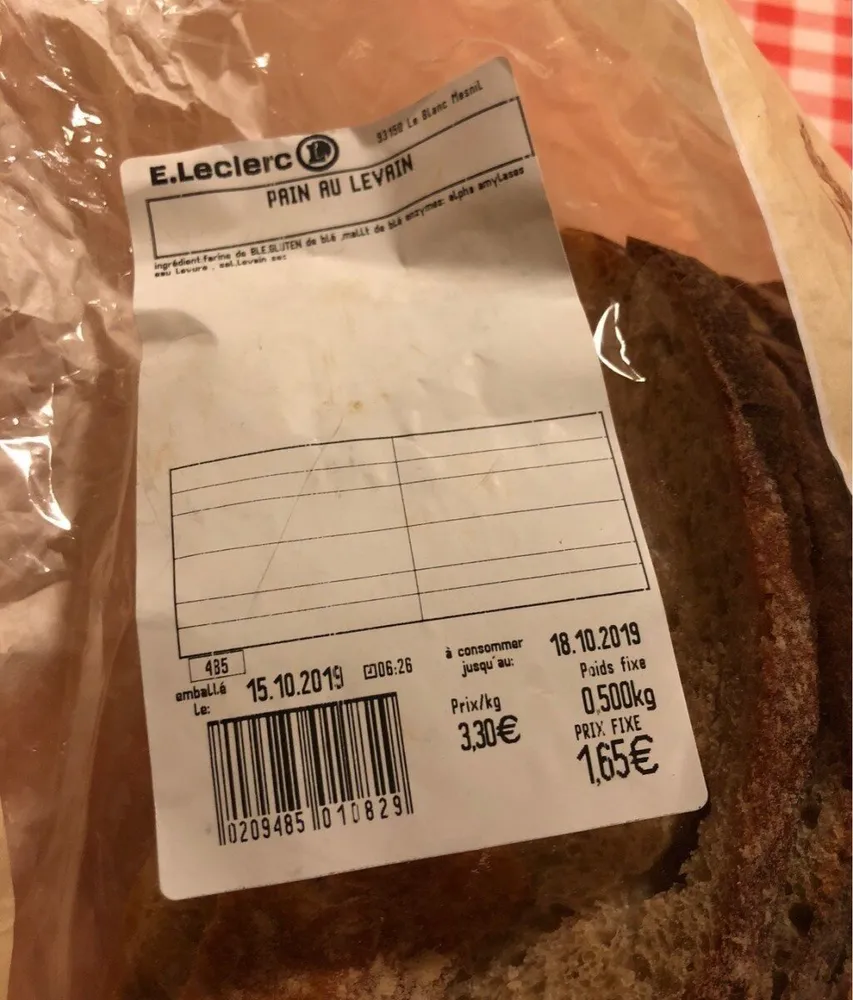Pain au levain