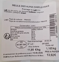 Meule des alpes