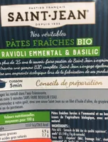 Pates fraiches emmental & basilic