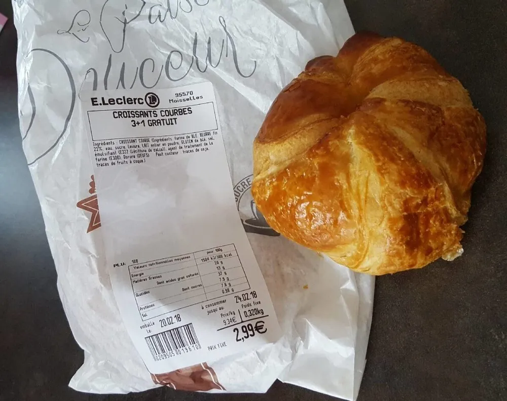 Croissants courbes