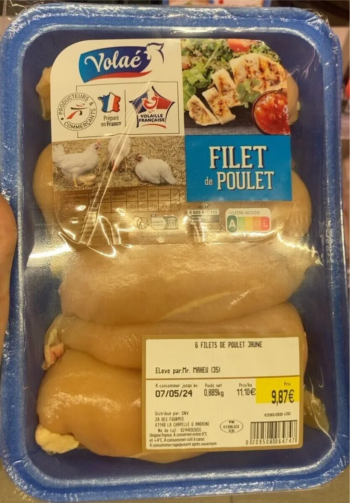 Filet de poulet