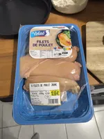 Filets de poulet jaune