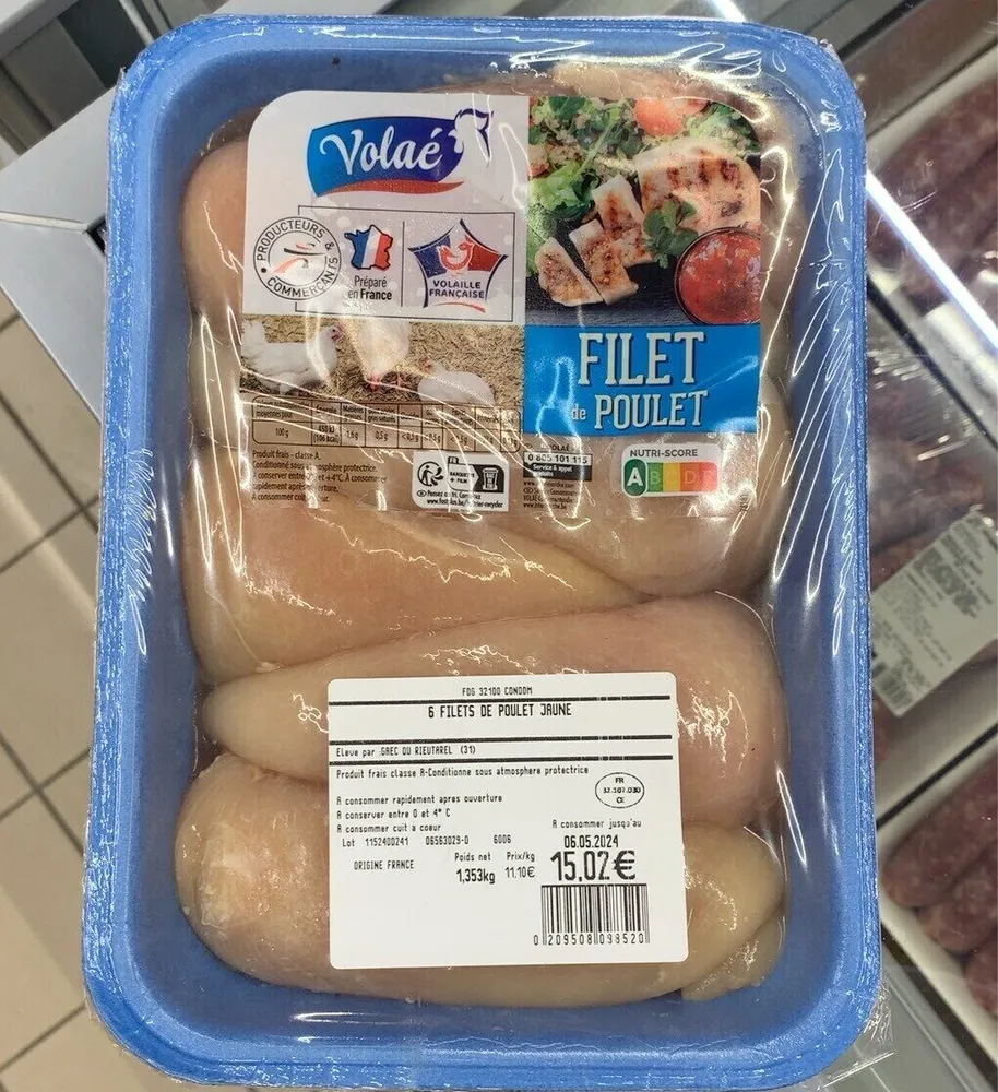 Filet de poulet