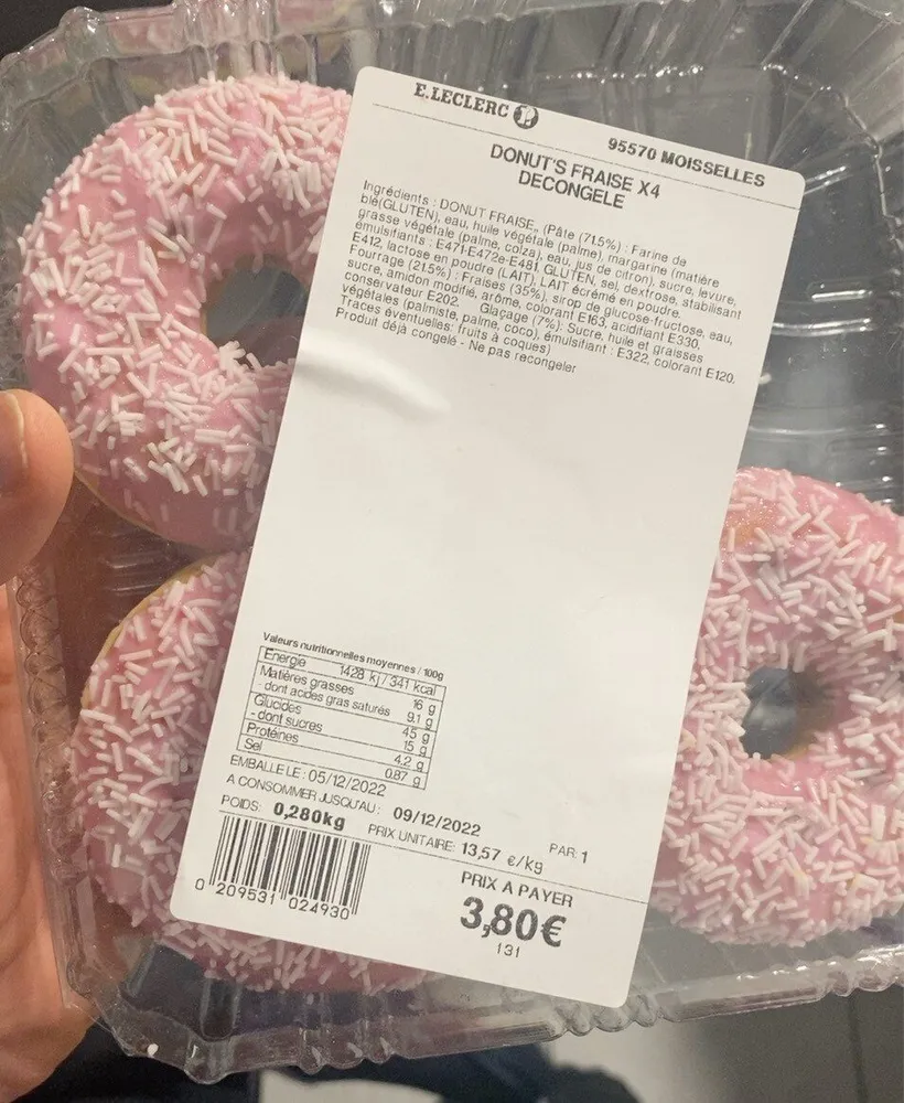 Donut’s fraise