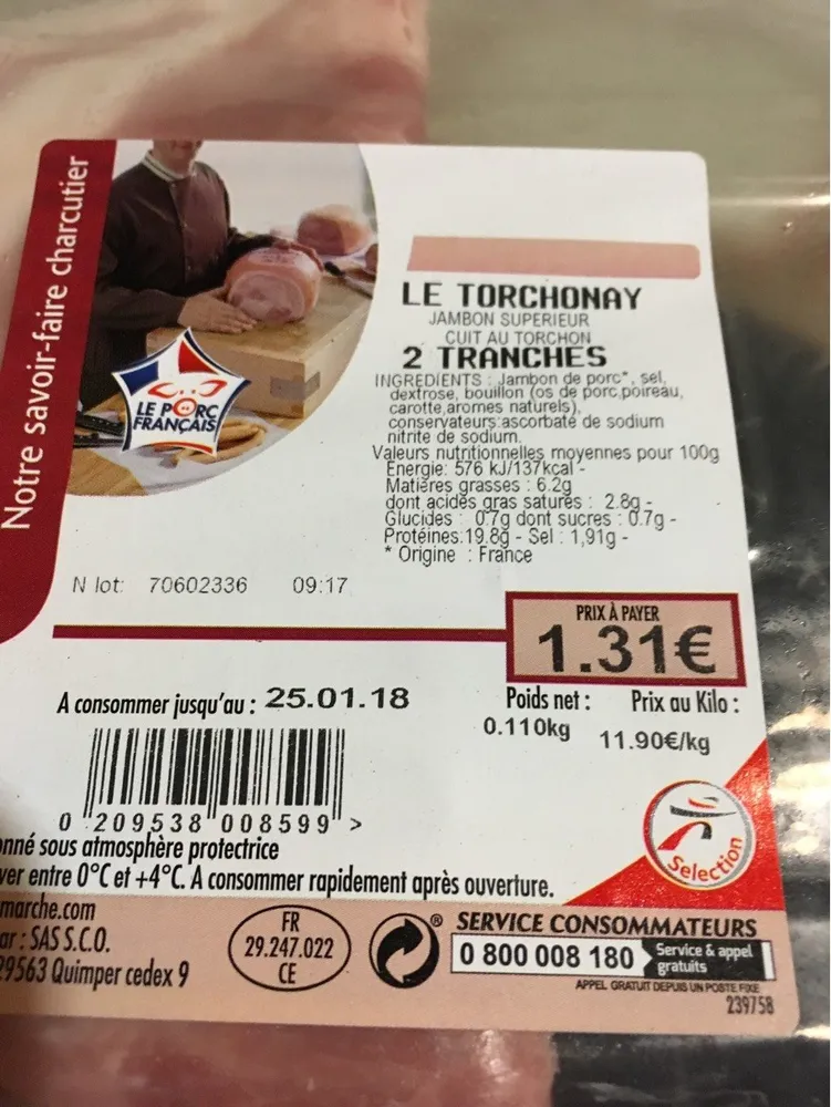 Jambon superieur
