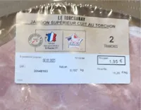 Jambon superieur cuit au torchon