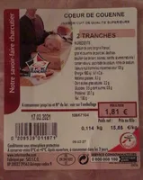 Jambon cuit de qualité supérieure