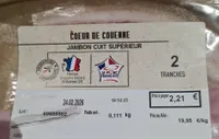 Jambon blanc