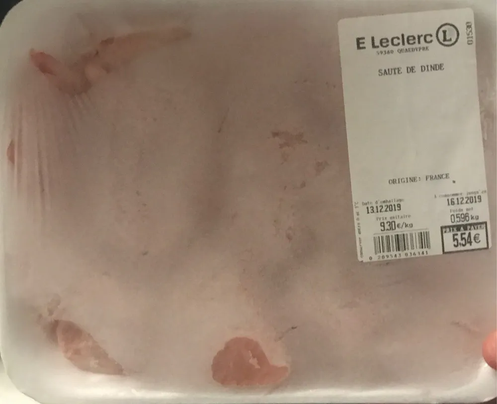 Sauté de dinde