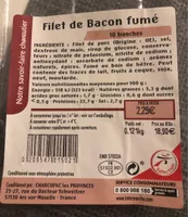 Filet de bacon fumé
