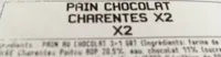 Pain au chocolat charentes