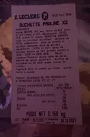 Buchette Praline