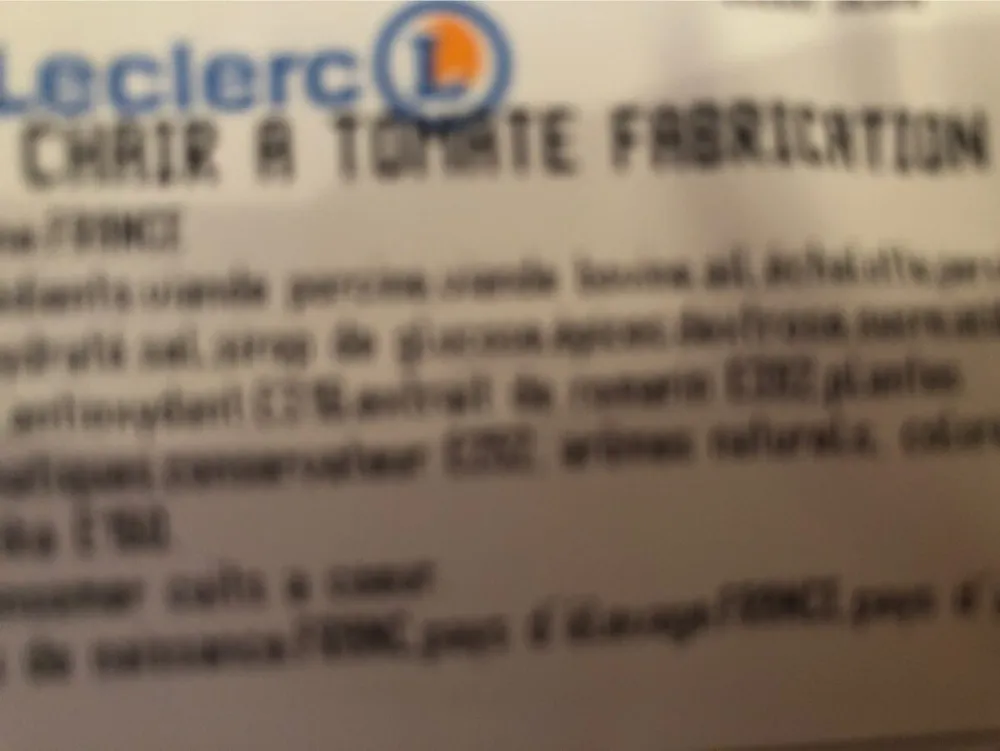 Chair à tomate