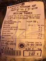Bleu d auvergne aop