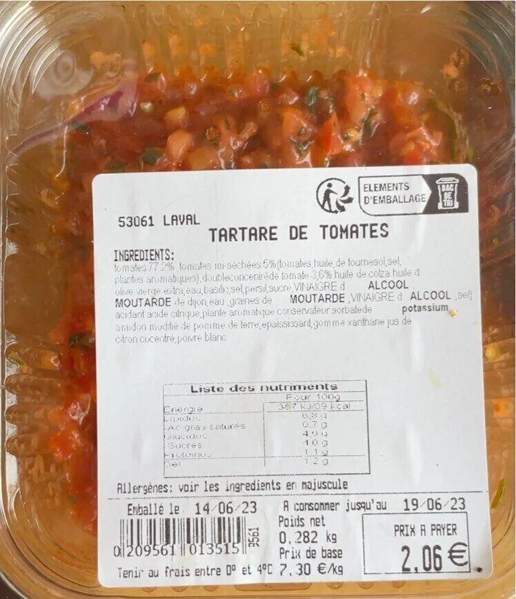 Tartare de tomates
