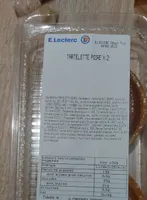 Tartelettes poire