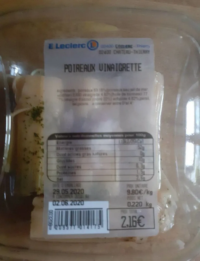 Poireaux Vinaigrette