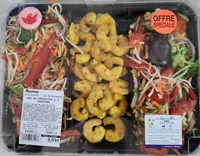 WOK DE CREVETTES A L'INDIENNE