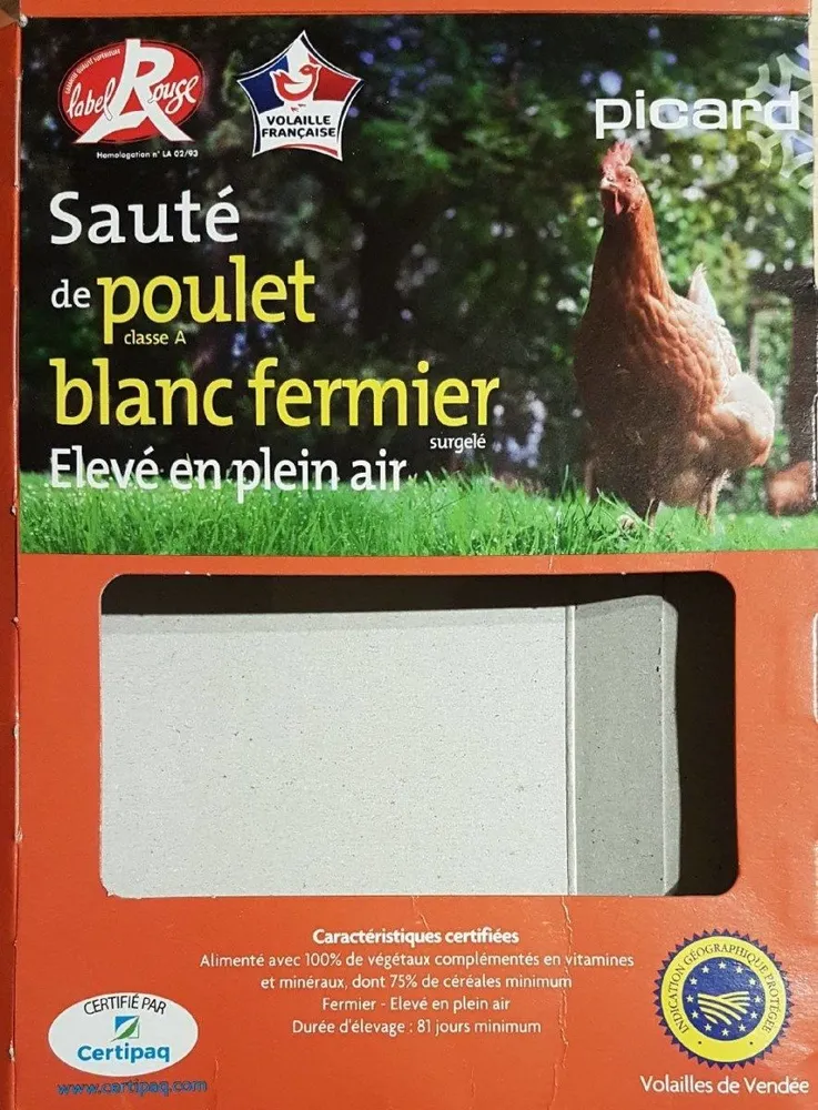 Sauté de poulet blanc fermier