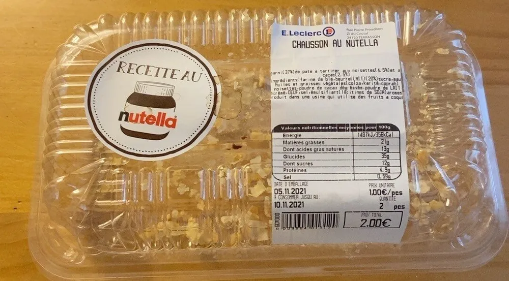 Chaussons au Nutella