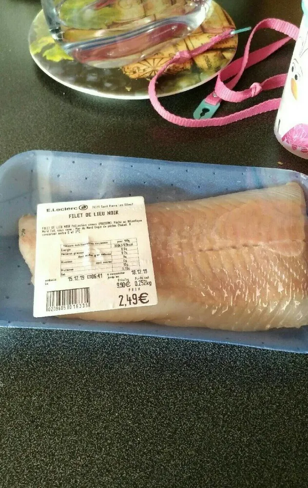 Filet de LIEU Noir