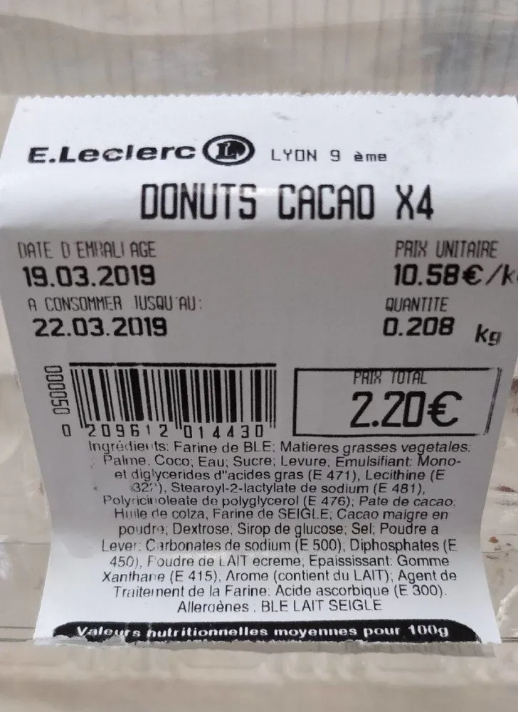 Donuts cacao