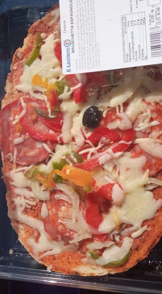 Pizza bruschetta Espganole