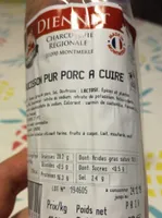 Saucisson pur porc à cuire