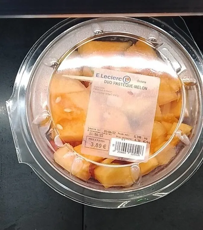 Duo pastèque melon