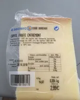 Comte fruite entremont