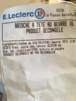 Brioche à tête