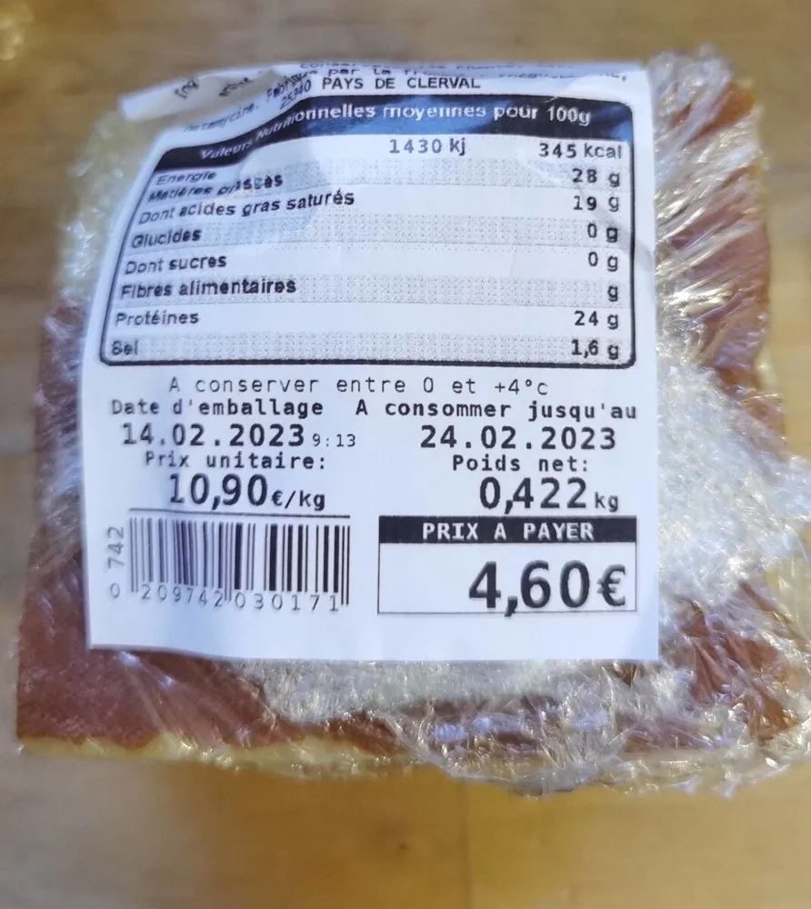 Fromage raclette