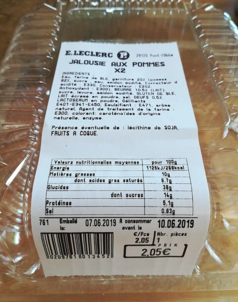 Jalousie aux pommes