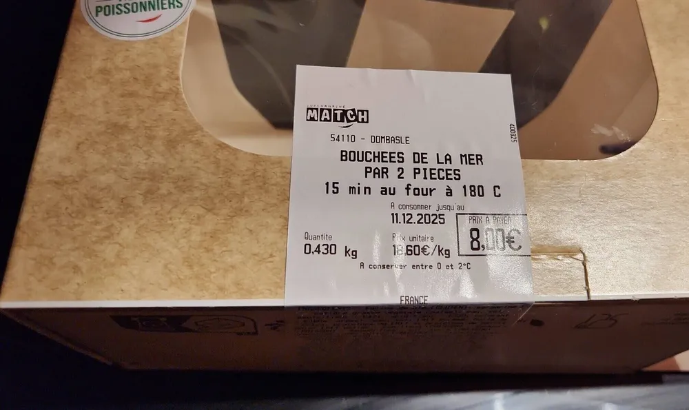 Bouchées de la mer