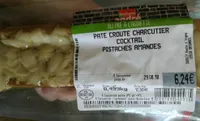 Pâté croûte charcuterie cocktail pistache amande