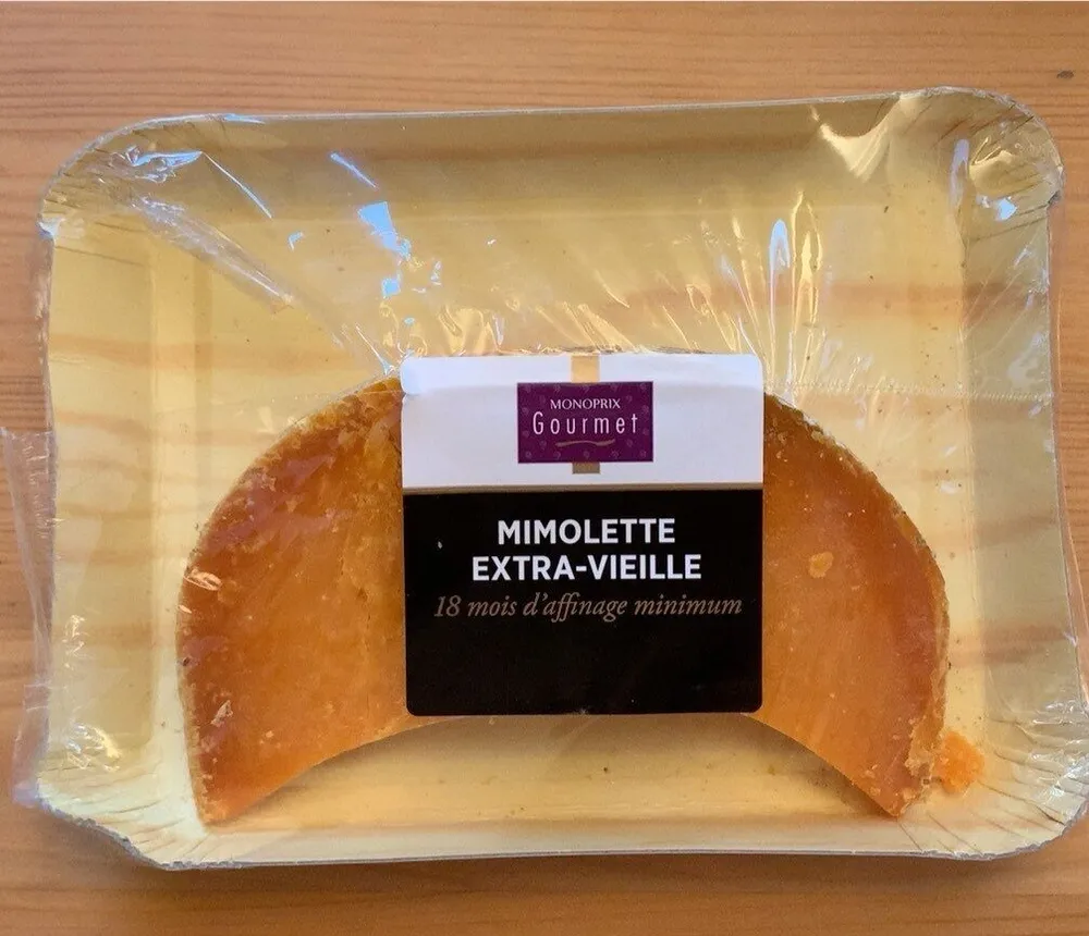 Mimolette extra-vieille 18 mois d’affinage minimum