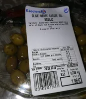 Olive Verte Cassee Ail Basilic