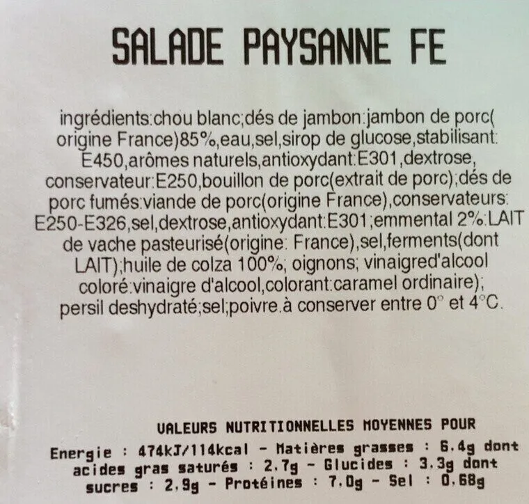 Salade paysanne