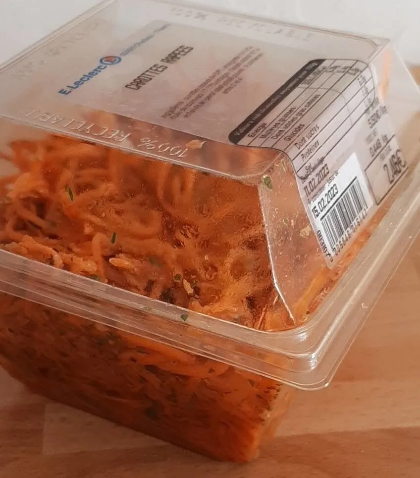 Carottes râpées