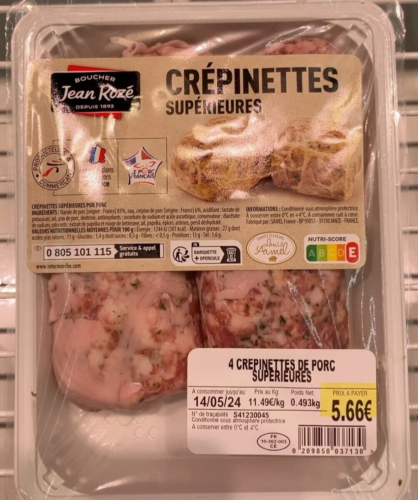 Crepinettes superieures