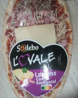 Pizza lardon compté emmental