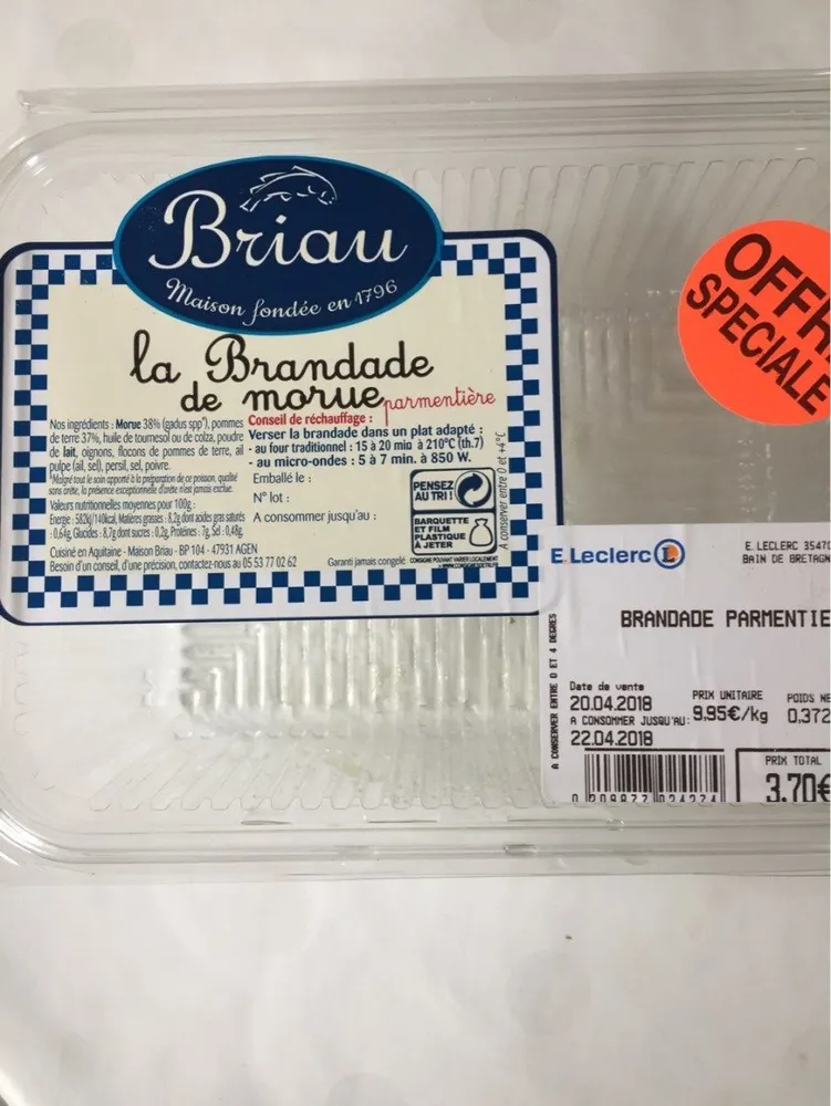 Brandade parmentiere