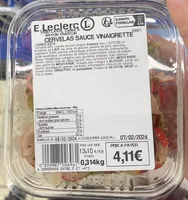 Cervelas sauce vinaigrette